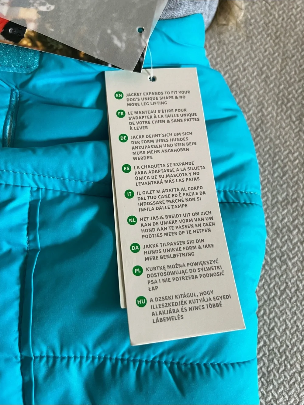 NWT GFPET Aqua Winter Sailor Hooded Parka Size Medium